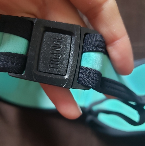 Triangl Teal Swim Top - Picture 3 of 5